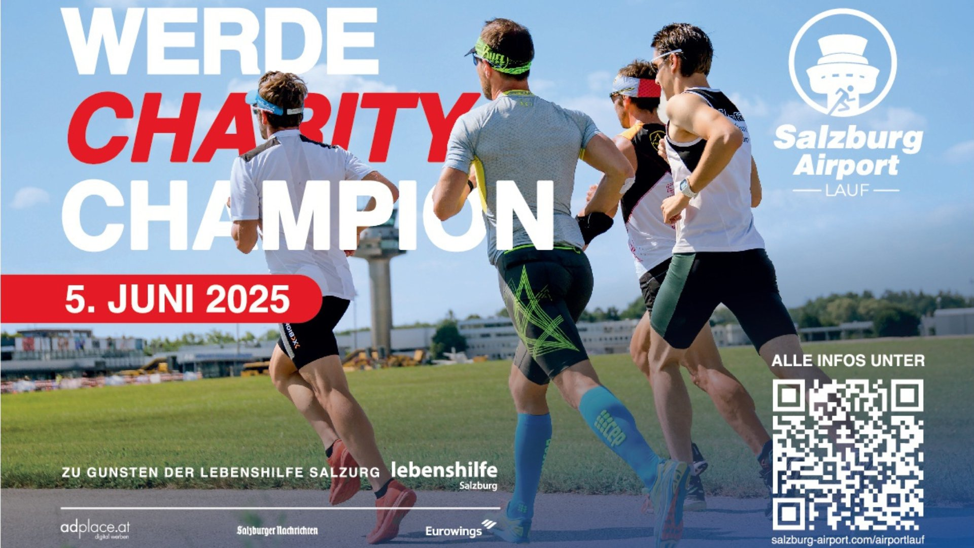 Die wohl die einzigartigste Laufstrecke in Salzburg – am Flughafen