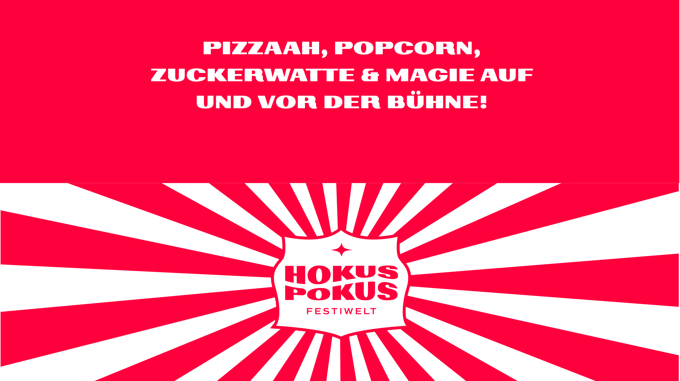 Tickets für das Hokus Pokus Festival